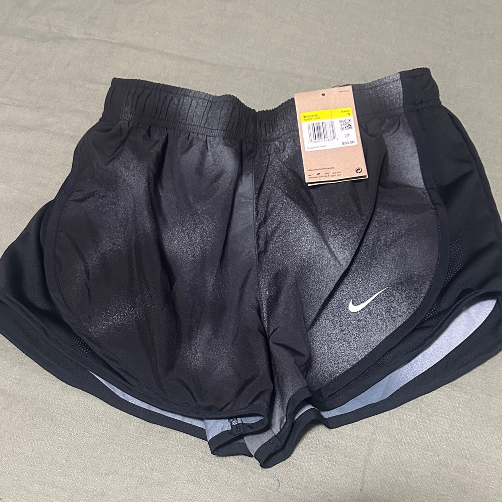 Nike Black and Gray Running Shorts